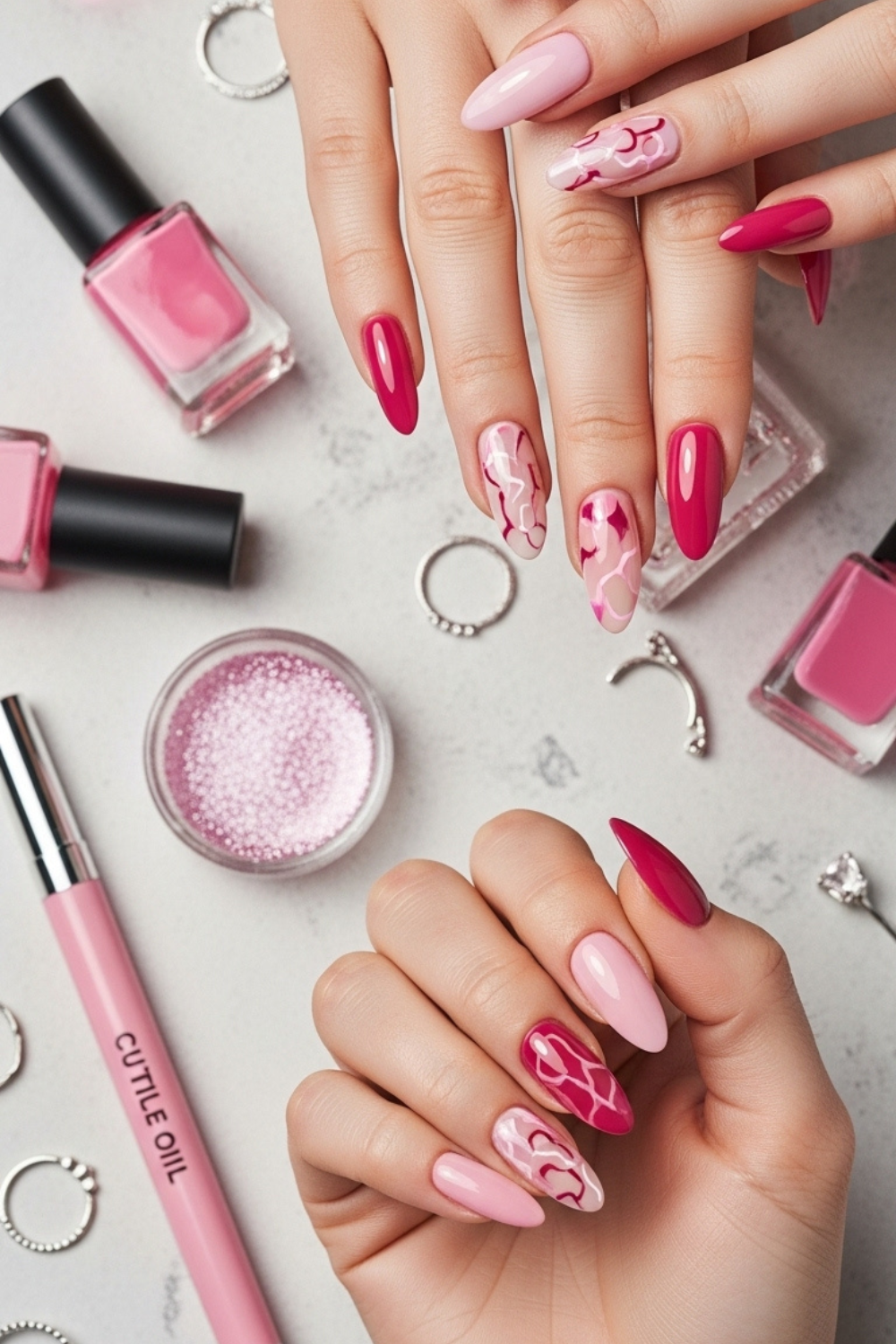 Pink Nail Designs That Look Sweet Until You Wear Them 2026 5 Celebrity pink nails 2025