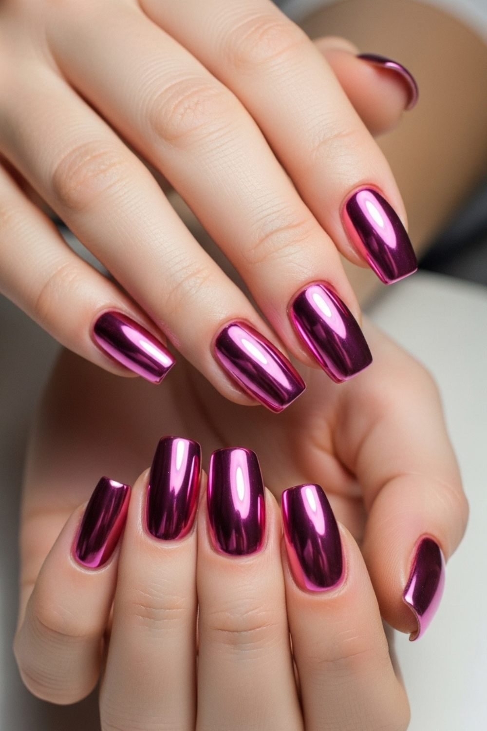 Pink Nail Designs That Look Sweet Until You Wear Them 2026 7 Chrome & Metallic Pink Finishes solotravely.com