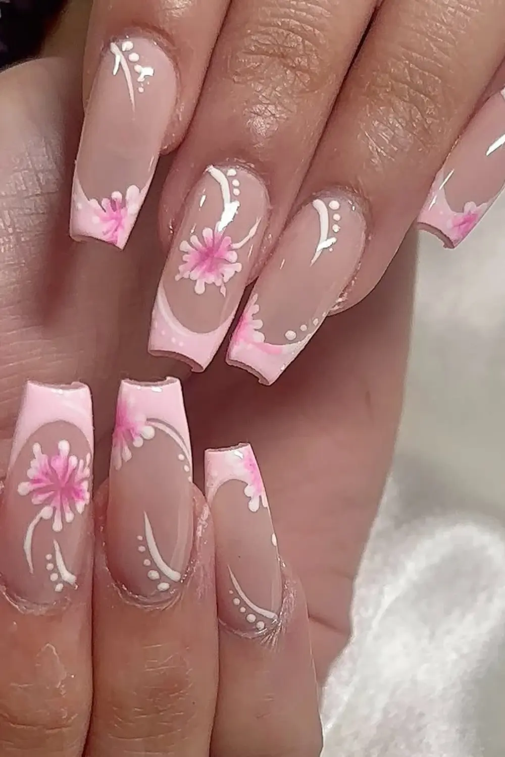 Pink Nail Designs That Look Sweet Until You Wear Them 2026 14 Coffin & Ballerina Pink Nail Designs solotravely