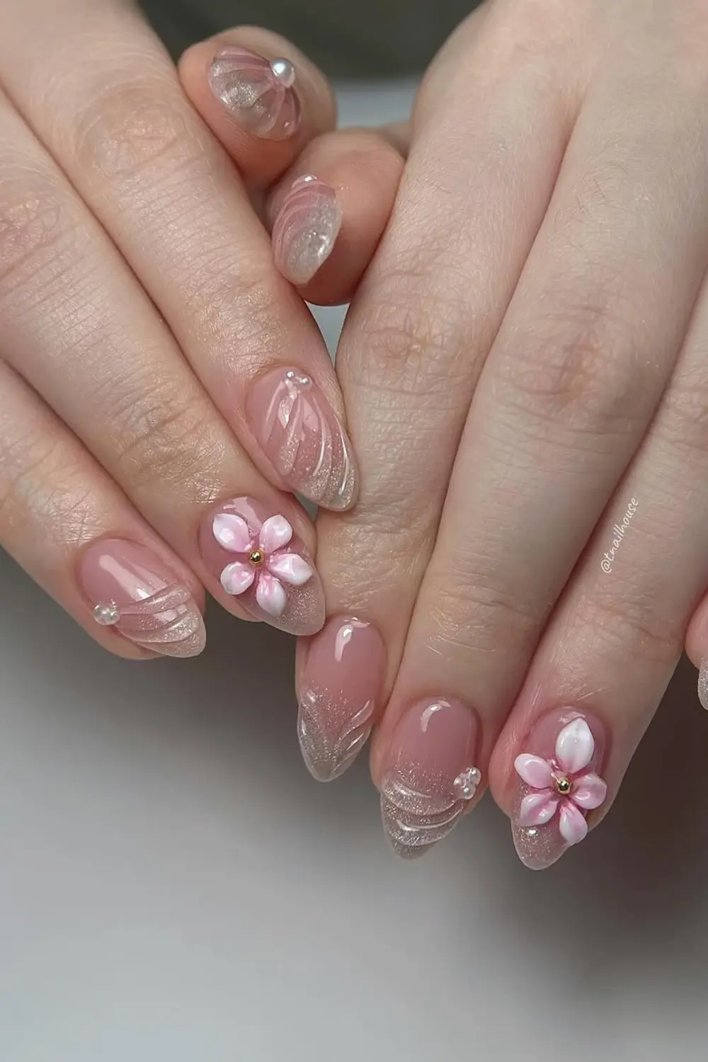 Pink Nail Designs That Look Sweet Until You Wear Them 2026 18 Wedding & Bridal Pink Nails