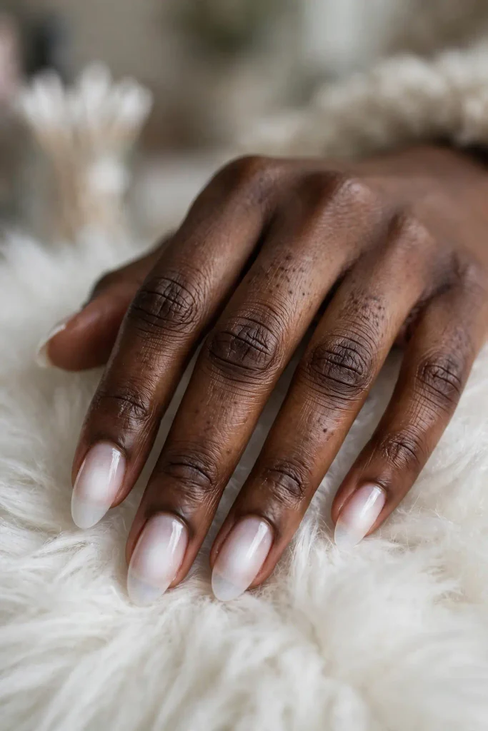 17 White Nail Designs (Clean, Chic & Impossibly Fresh) 14 w13 white aura