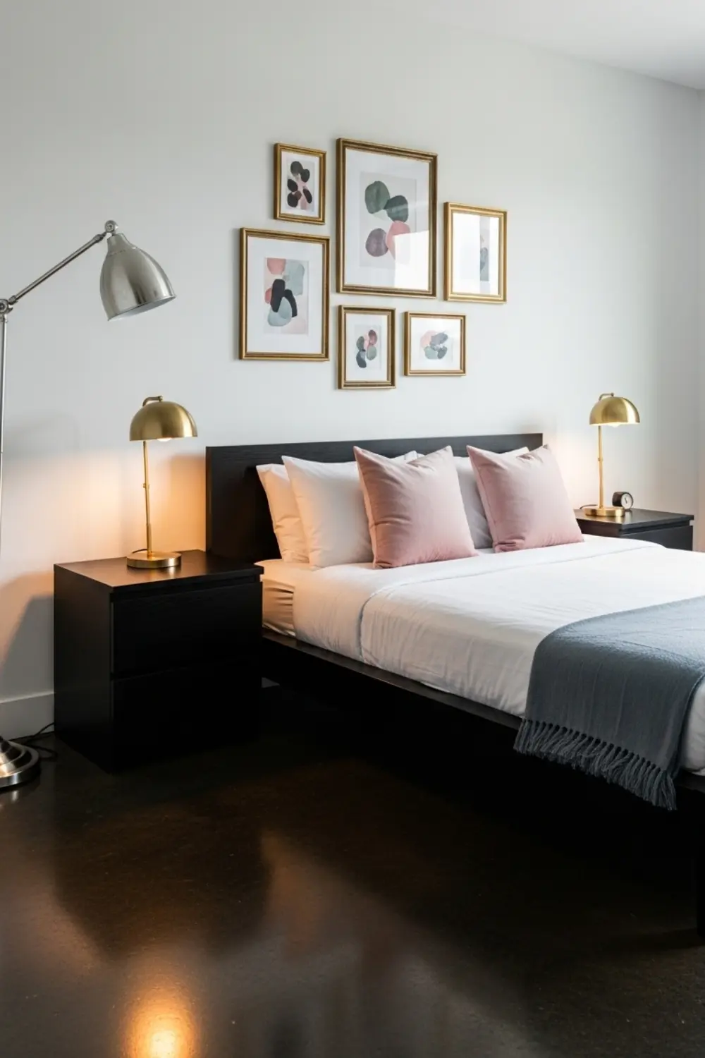 19 Modern Black and White Bedroom Ideas You’ll Love in 2025 5 Adding Pops of Color or Metallic Accents