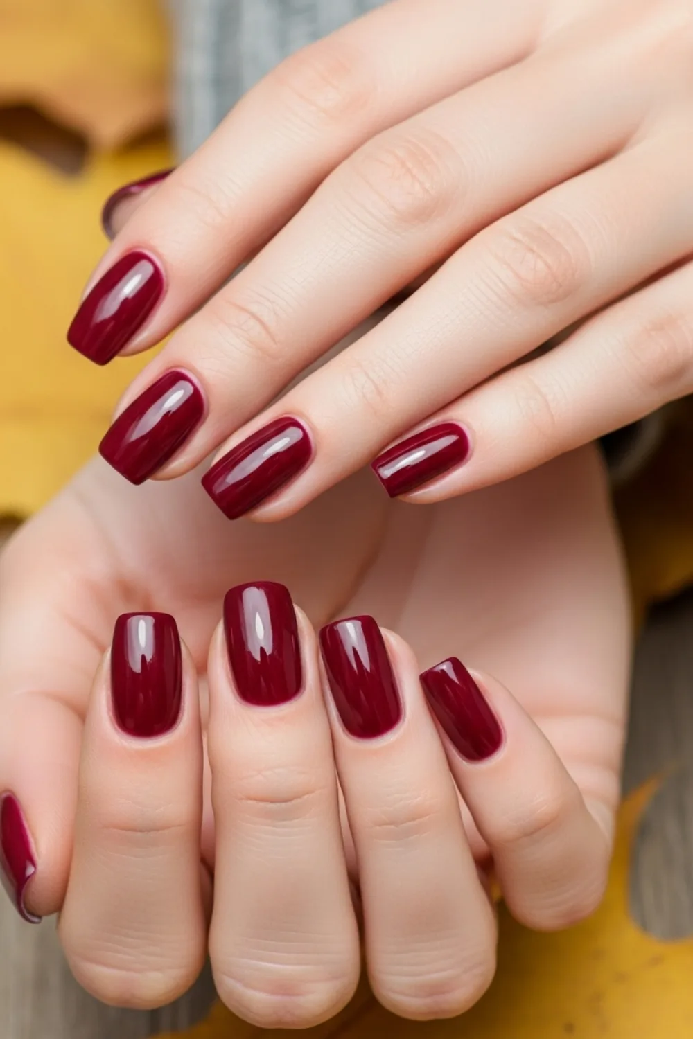 17 Fall/Winter Nails Color Ideas I Didnt Expect to Love 2 Classic Burgundy nails