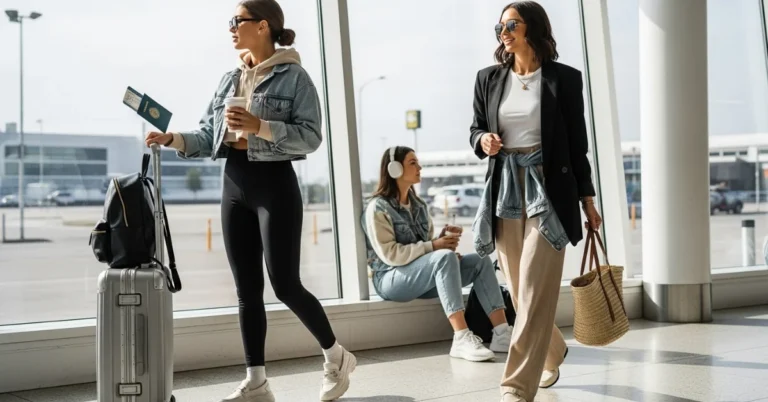 Comfy and Cute Airport Outfit Ideas