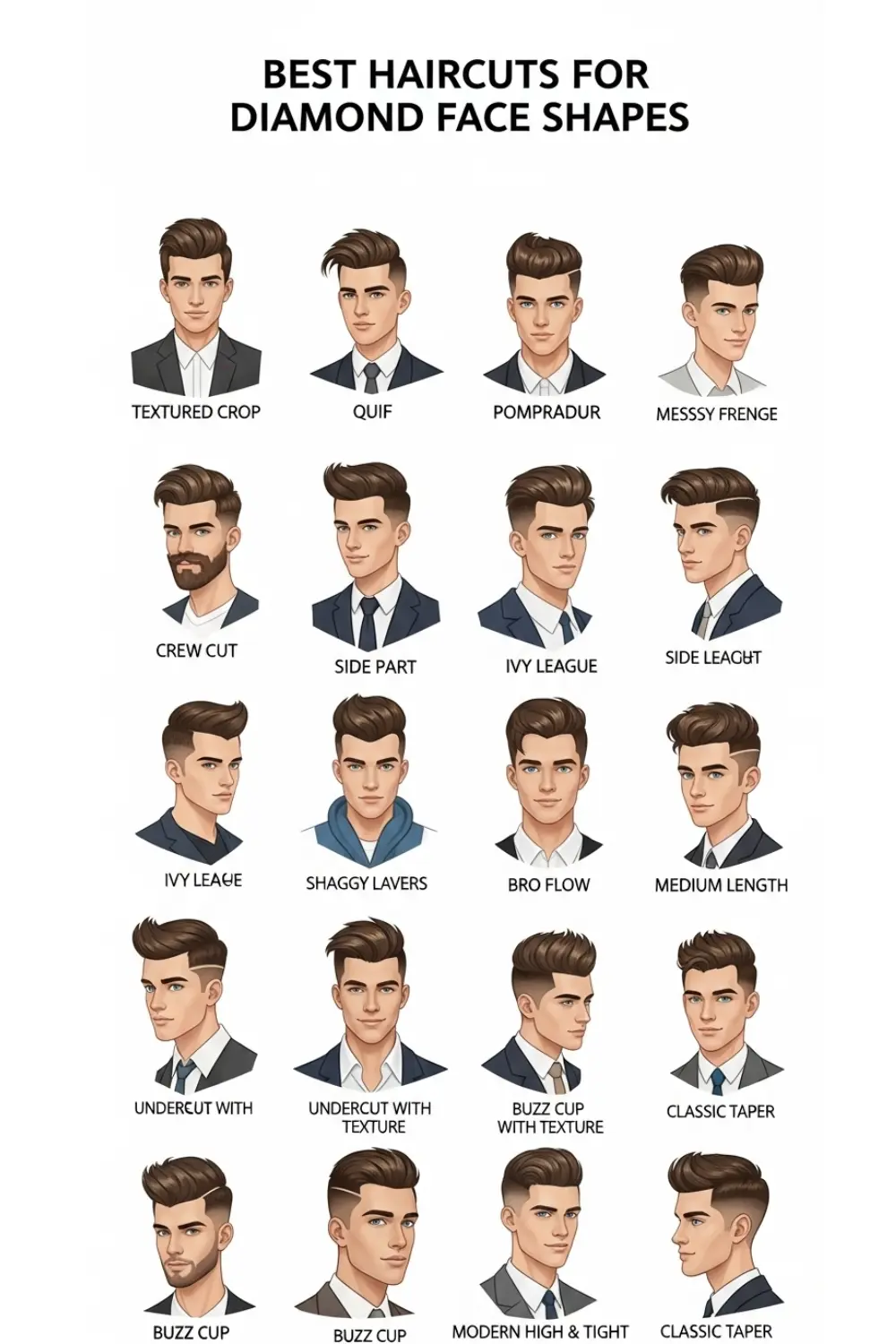 15 Haircuts for Diamond Face Shapes Everyone Suddenly Wants 2026 2 Haircuts for Diamond Face Shapes