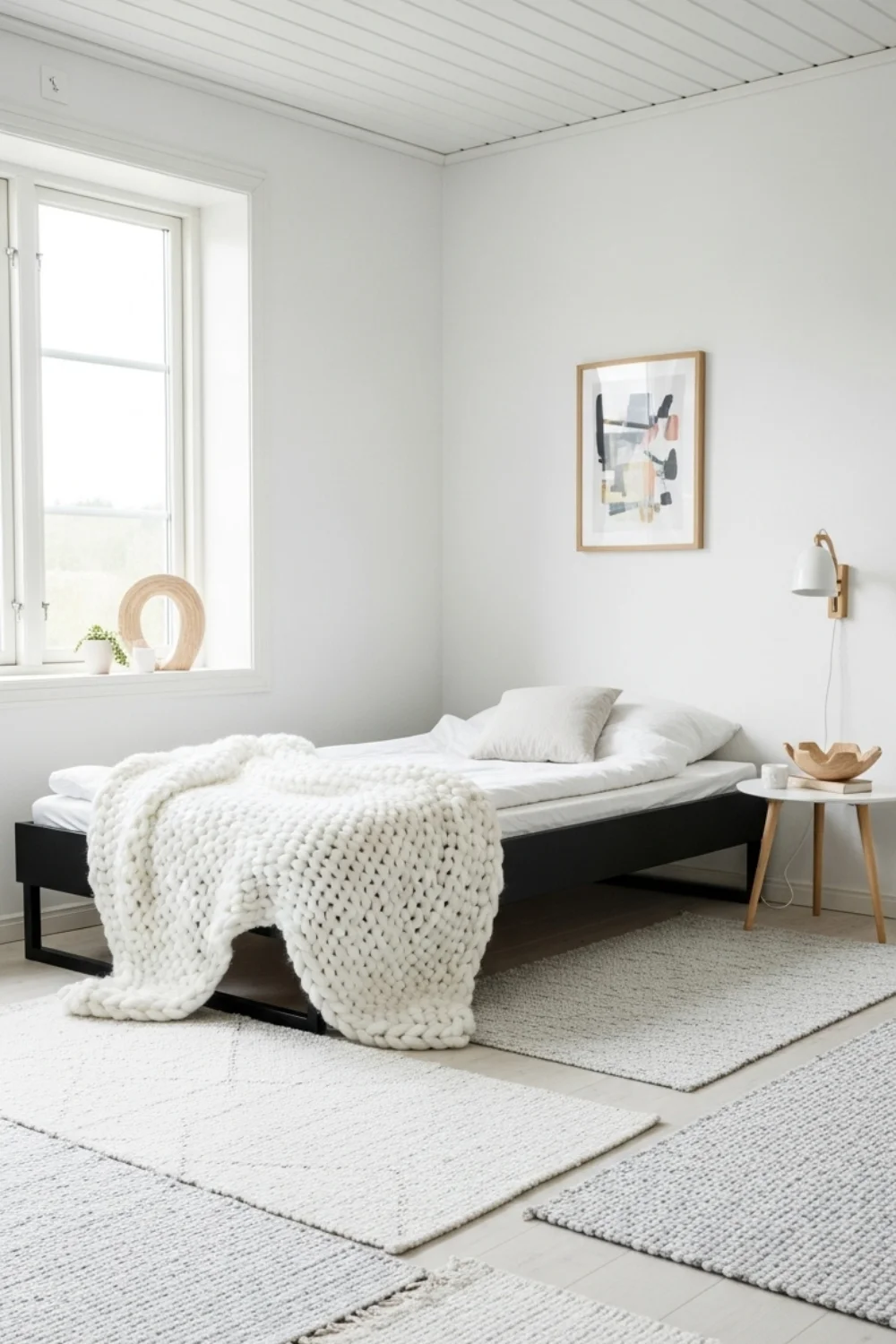 19 Modern Black and White Bedroom Ideas You’ll Love in 2025 23 Minimalist Black and White Scandinavian Style