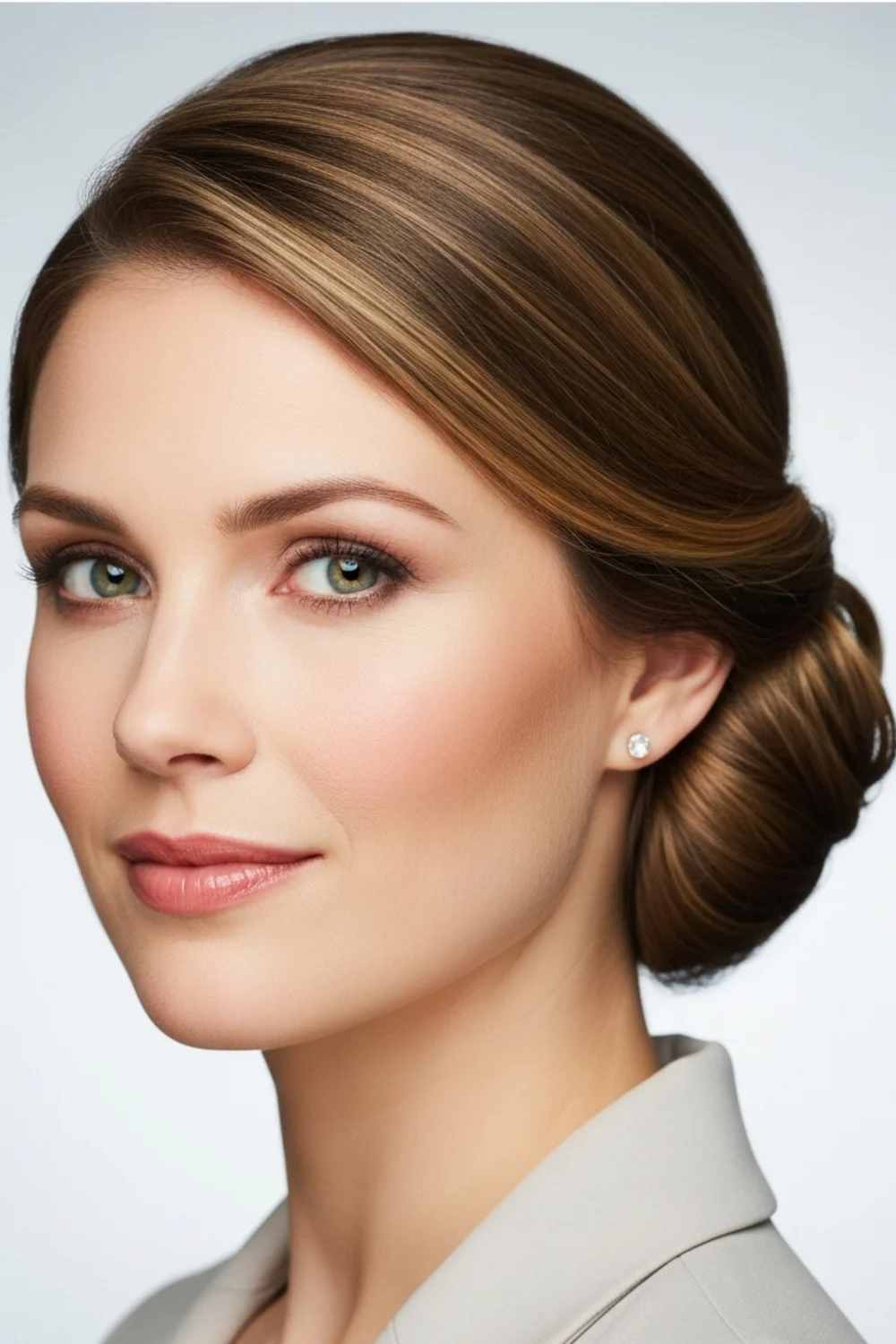 15 Haircuts for Diamond Face Shapes Everyone Suddenly Wants 2026 13 Side Bun or Low Bun