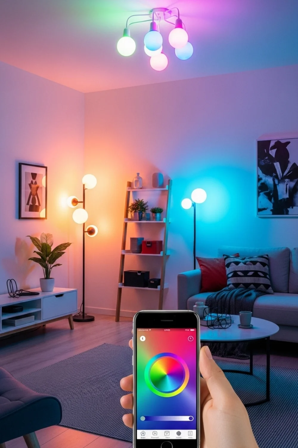 12 Unique Decorative LED Lights for Home Interiors 6 Smart Color-Changing LED Bulbs