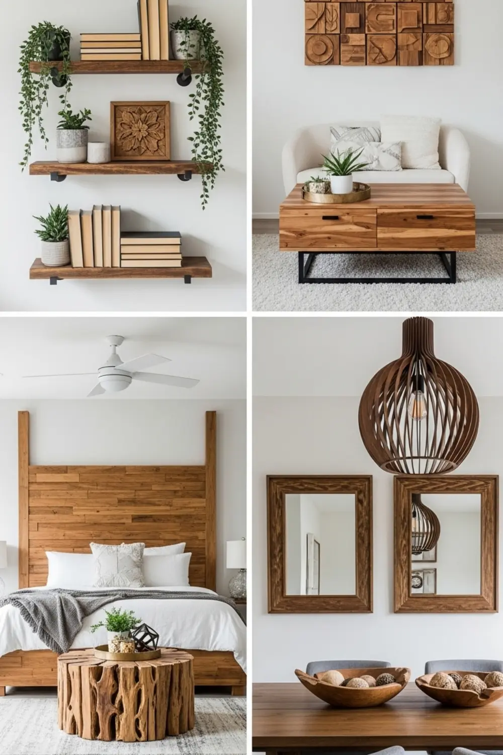 7 Amazing Wood Decorations for Home Ideas – Stylish & Creative Designs 2 Wood Decorations for Home Ideas