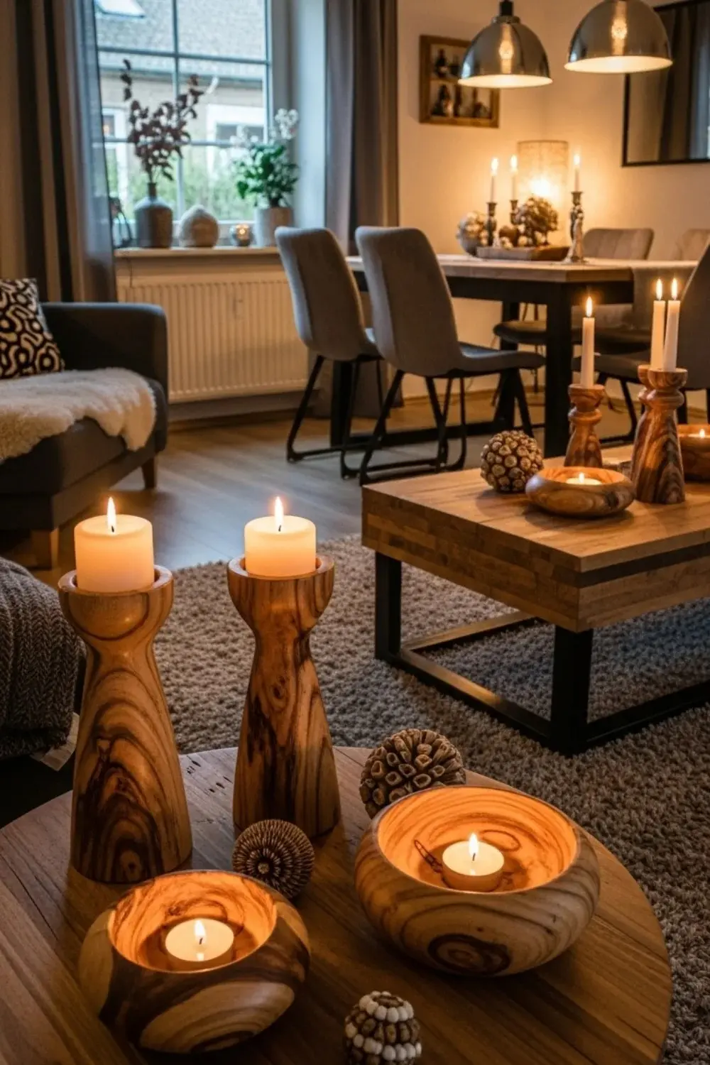 7 Amazing Wood Decorations for Home Ideas – Stylish & Creative Designs 11 Wooden Candle Holders and Decorative Bowls