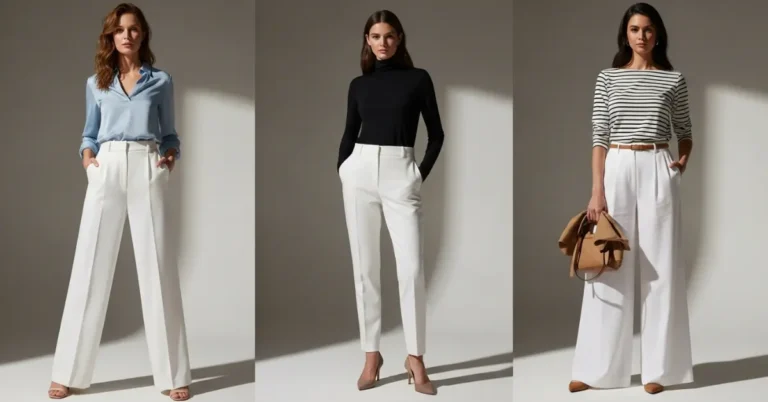 17 White Pants Outfit Ideas