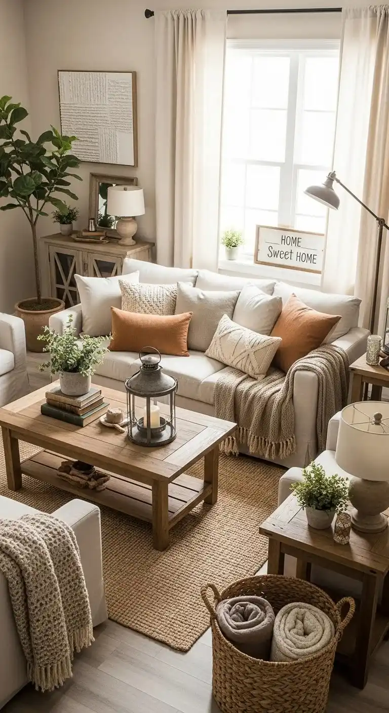 20 Farmhouse Living Room Ideas for 2026 Designers Can’t Stop Talking About! 3 Neutral Color Palettes with Warm Undertones