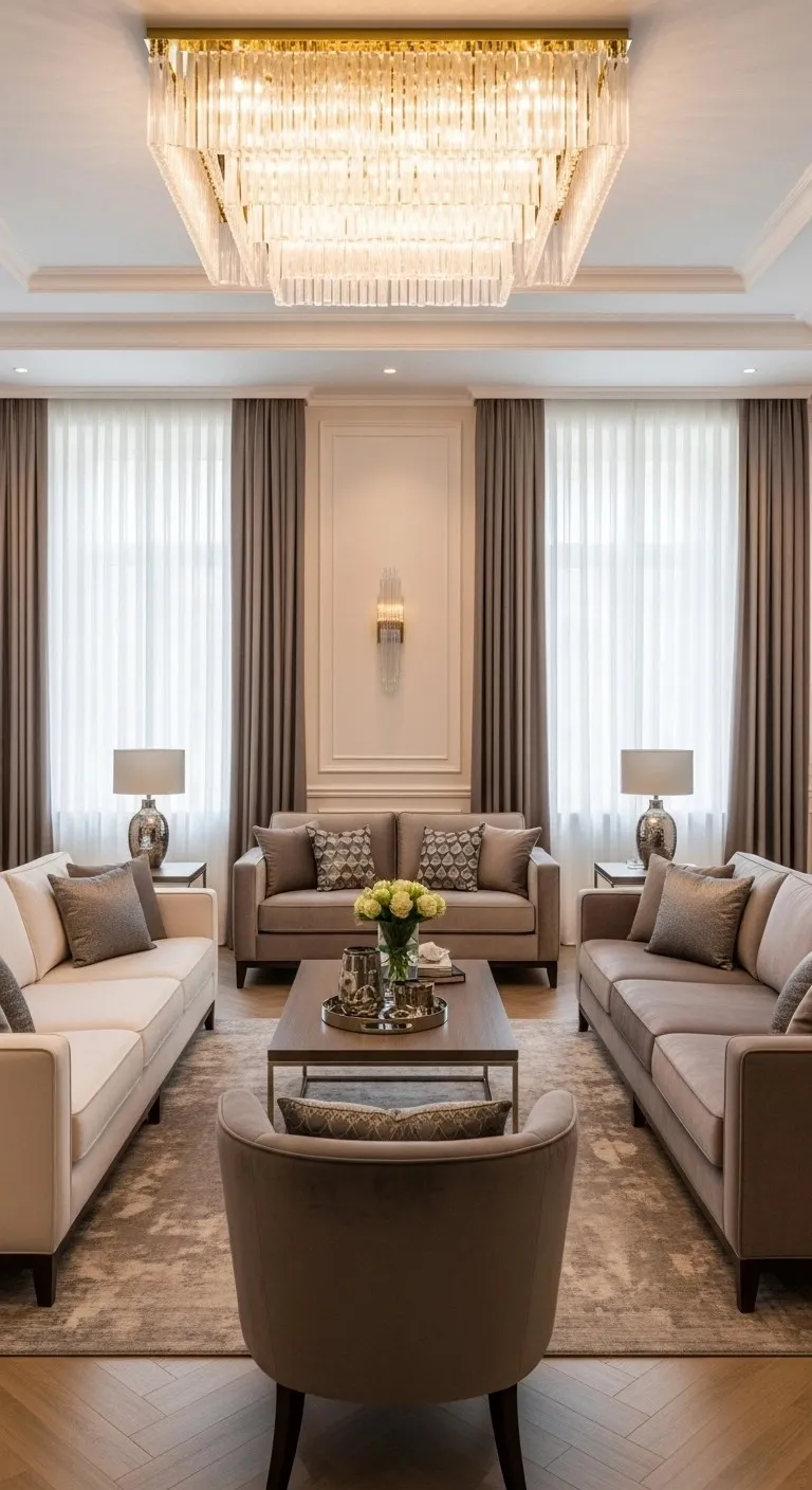 20 Best Sectional Living Room Ideas (You'll Wish You Knew!) 9 Symmetrical Sectional for Formal Spaces