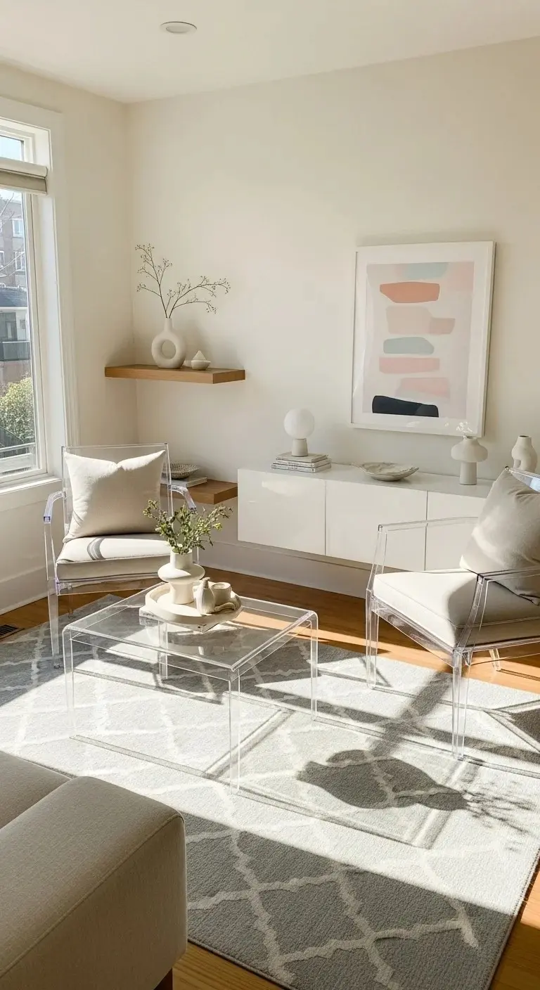 17 Small Living Room Ideas 2026 — Your Space Isn’t the Problem, These Fix It! 7 Transparent and Lucite Furniture