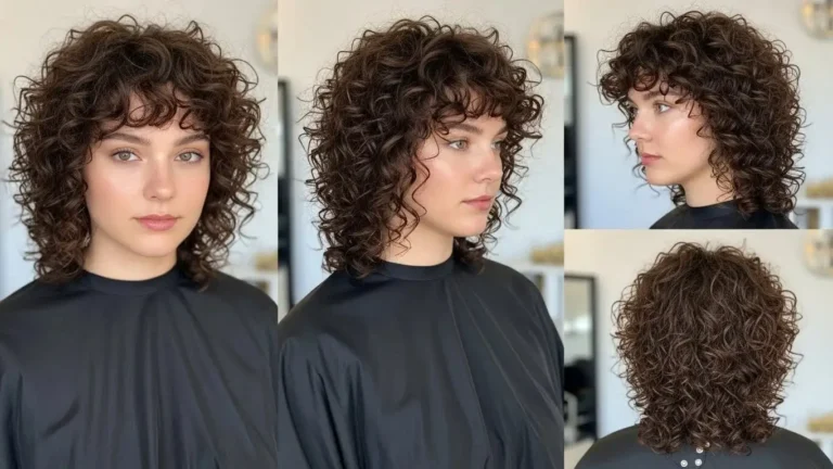 Butterfly Haircut for Curly Hair
