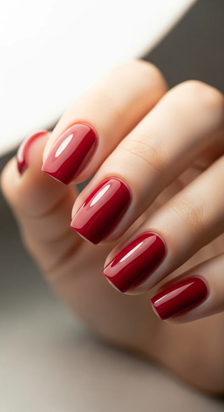 21 Red Nail Ideas That Look Bold Without Feeling Too Much 2 Classic Crimson Red