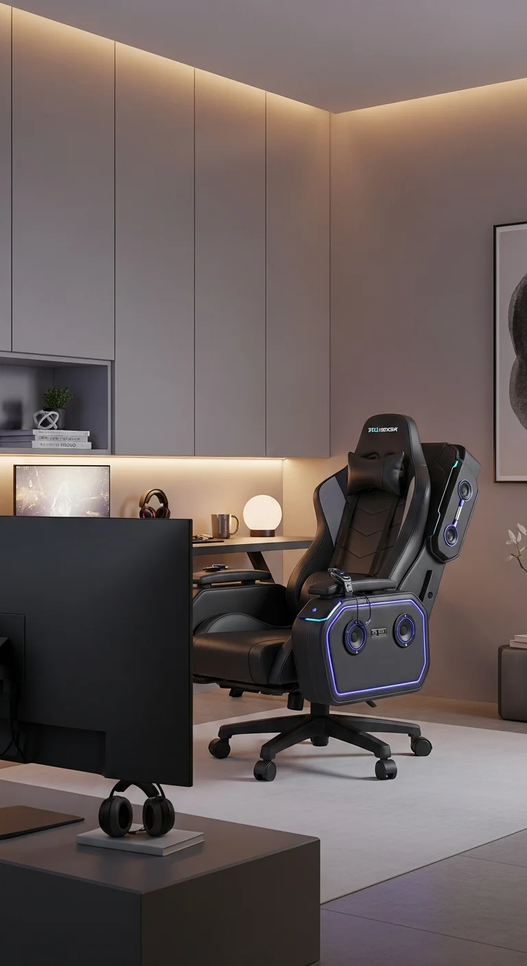 19 Recliner Living Room Ideas 2026: Transform Your Space with Comfort and Style 18 Gaming Recliner with Tech Integration