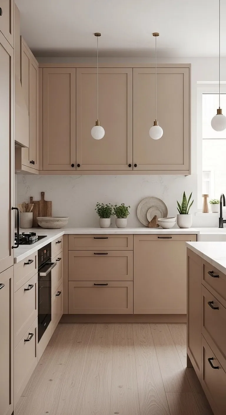 25+ Kitchen Paint Color for Walls and Cabinets You Won’t Believe Actually Work! 21 Mushroom Subtle and Sophisticated