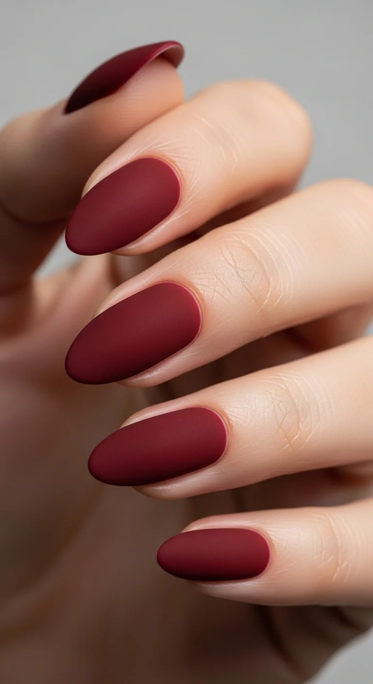 21 Red Nail Ideas That Look Bold Without Feeling Too Much 16 Red Velvet Texture
