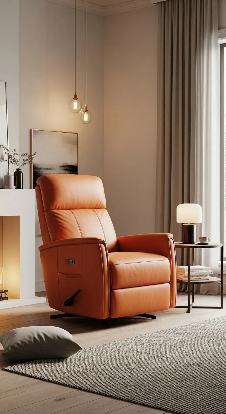 19 Recliner Living Room Ideas 2026: Transform Your Space with Comfort and Style 5 Single Statement Recliner as Focal Point