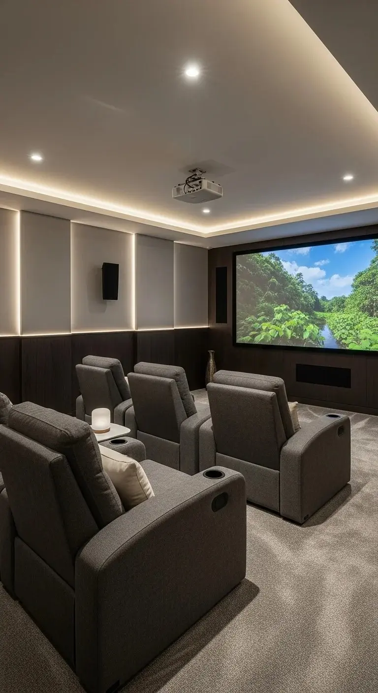 19 Recliner Living Room Ideas 2026: Transform Your Space with Comfort and Style 10 Theater-Style Recliner Rows