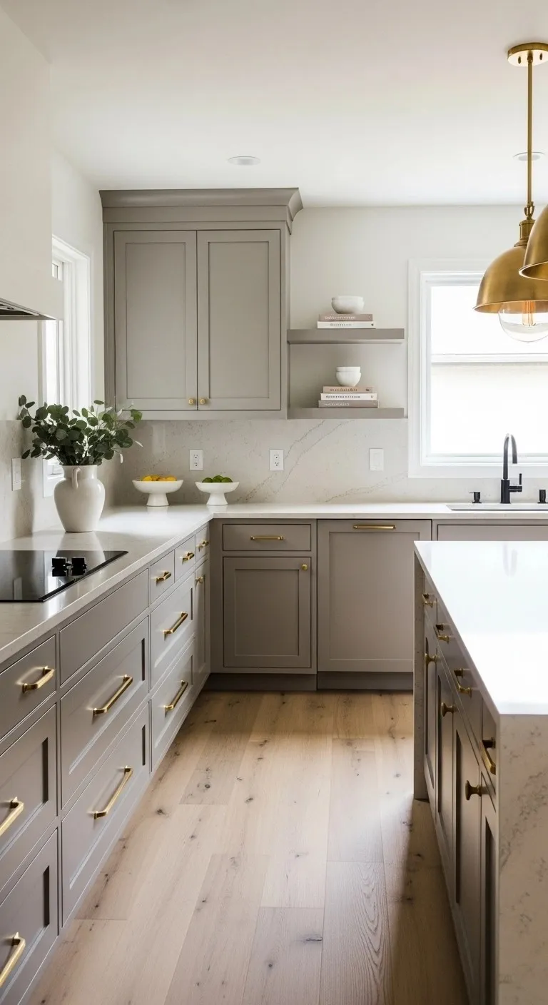25+ Kitchen Paint Color for Walls and Cabinets You Won’t Believe Actually Work! 16 Warm Gray The New Neutral Standard