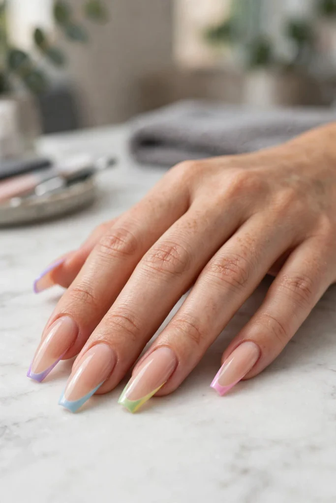 14 Nail Art Designs for Long Nails, Served as a Five-Course Menu 4 g03 skinny french twist