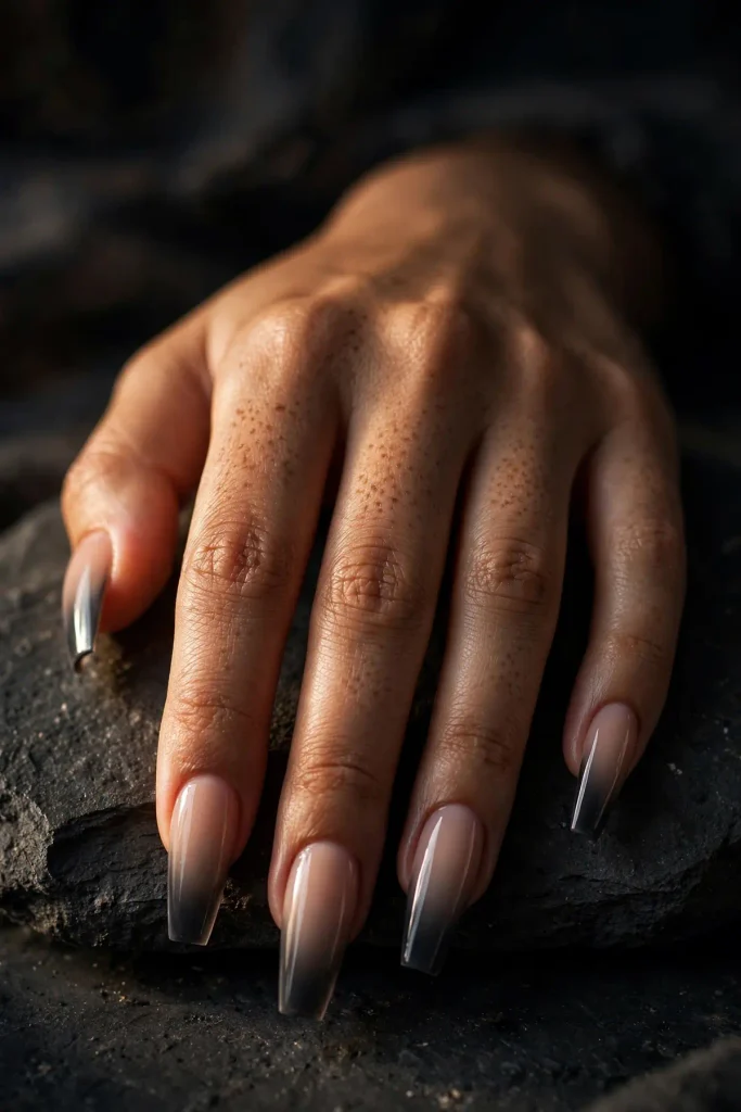 14 Nail Art Designs for Long Nails, Served as a Five-Course Menu 7 g06 smoky ombre fade