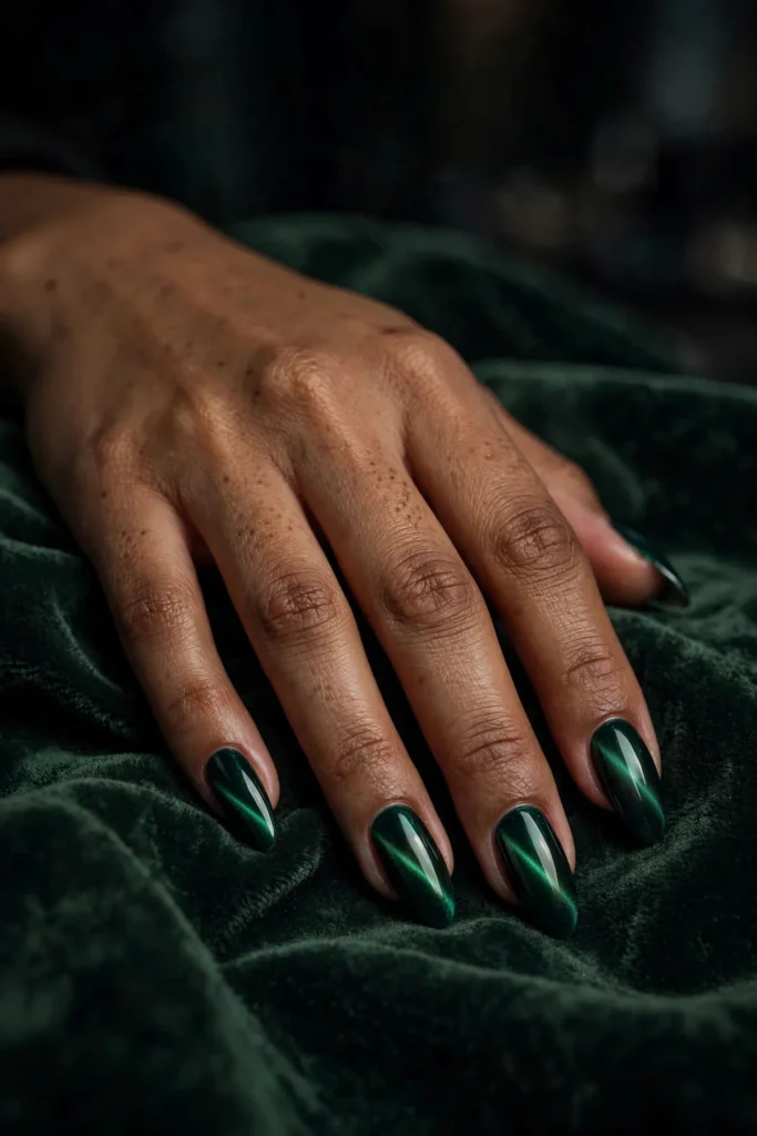 14 Nail Art Designs for Long Nails, Served as a Five-Course Menu 10 g09 cat eye velvet long