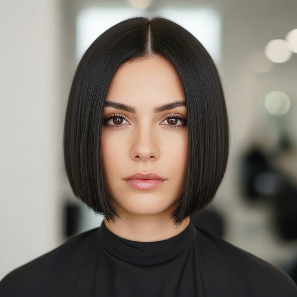 19 New Hairstyle Ideas 2026: Fresh Cuts That'll Make You Stand Out 14 Blunt Cut with Face-Framing Layers