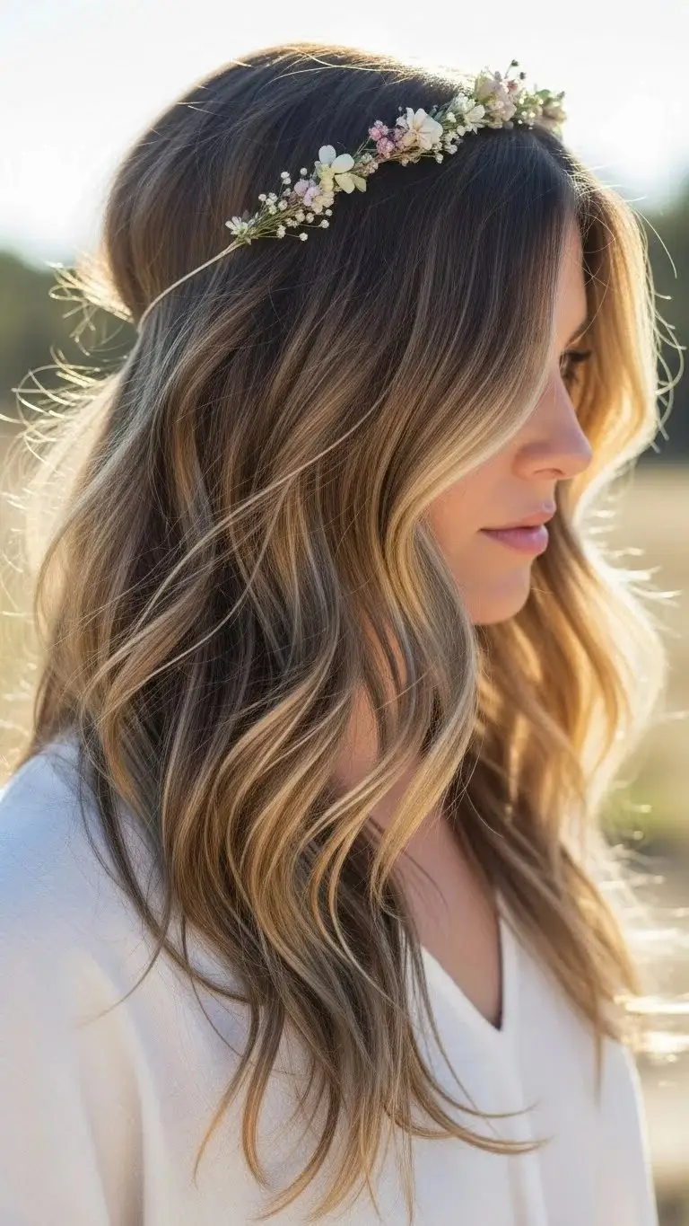 18 Long Shag Haircuts for Fine Hair That People Did Not Expect 2026 8 Bohemian Long Shag with Waves