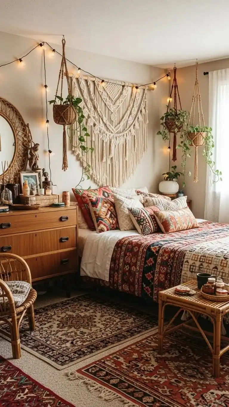23 Guest Bedroom Designs Ideas 2026: Transform Your Space Into a 5-Star Experience 6 Bohemian Paradise