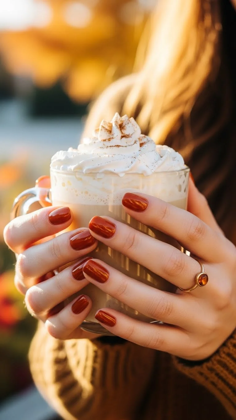 19 Simple Fall Nails Ideas That Look Expensive But Arent Yet 4 Burnt Orange Magic