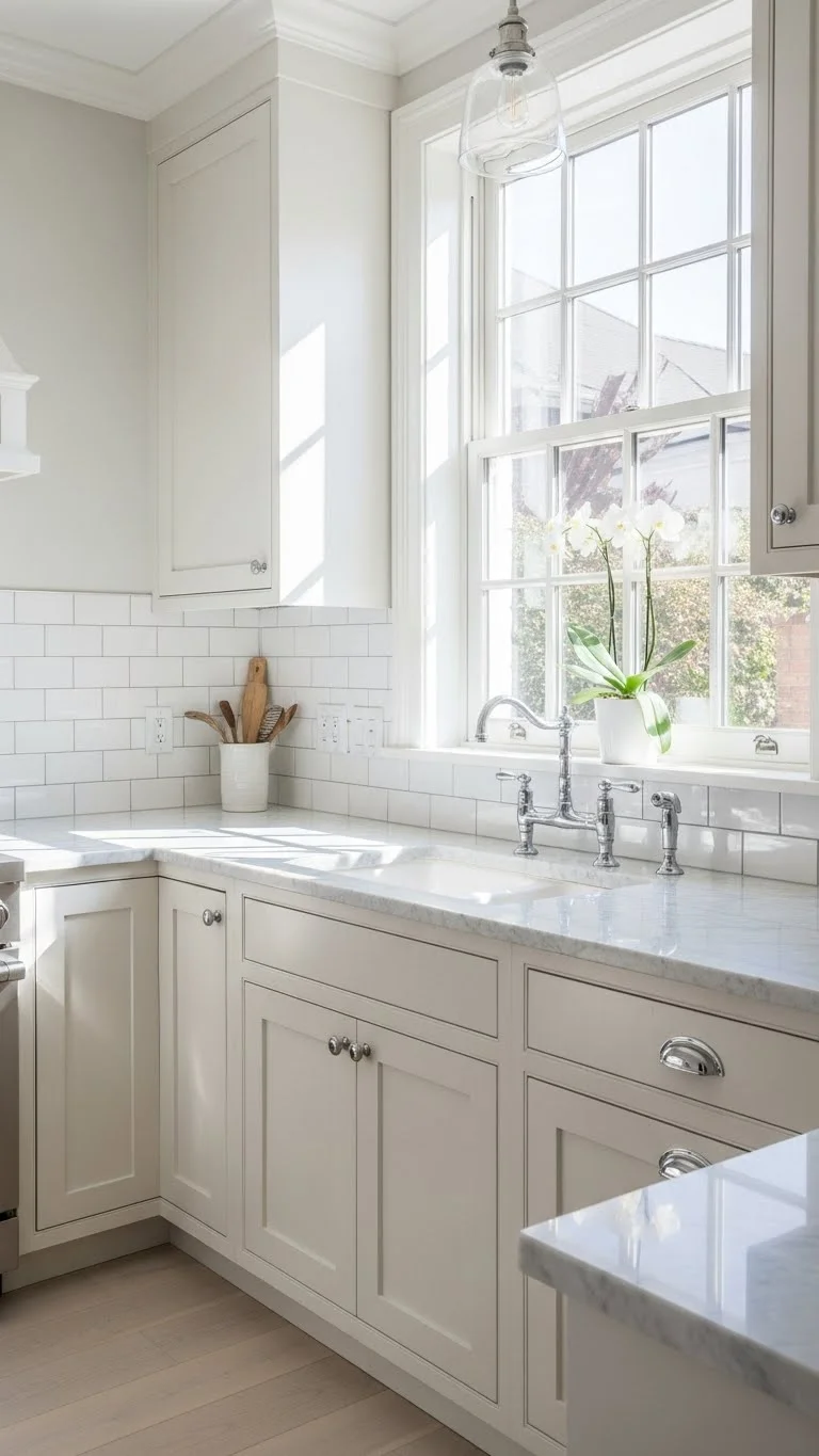 25 Small Kitchen Ideas 2026: Transform Your Tiny Space Into a Chef's Paradise 4 Choose Light Color Schemes