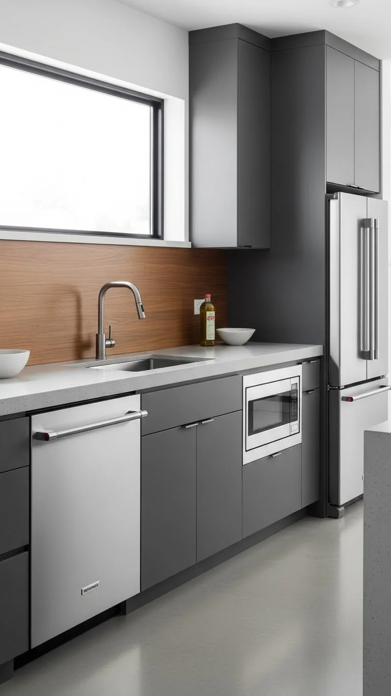 25 Small Kitchen Ideas 2026: Transform Your Tiny Space Into a Chef's Paradise 11 Choose Slim, Built-In Appliances