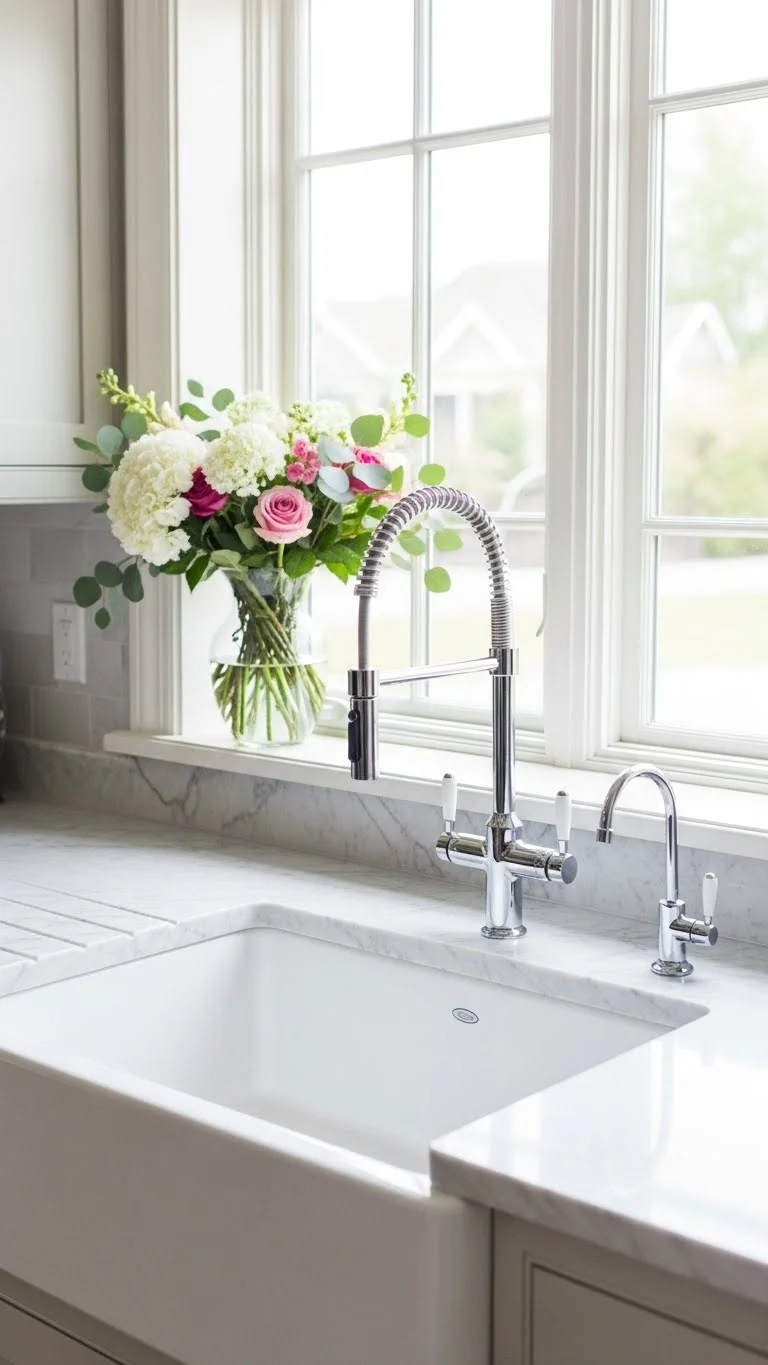 25 Small Kitchen Ideas 2026: Transform Your Tiny Space Into a Chef's Paradise 15 Choose a Farmhouse Sink