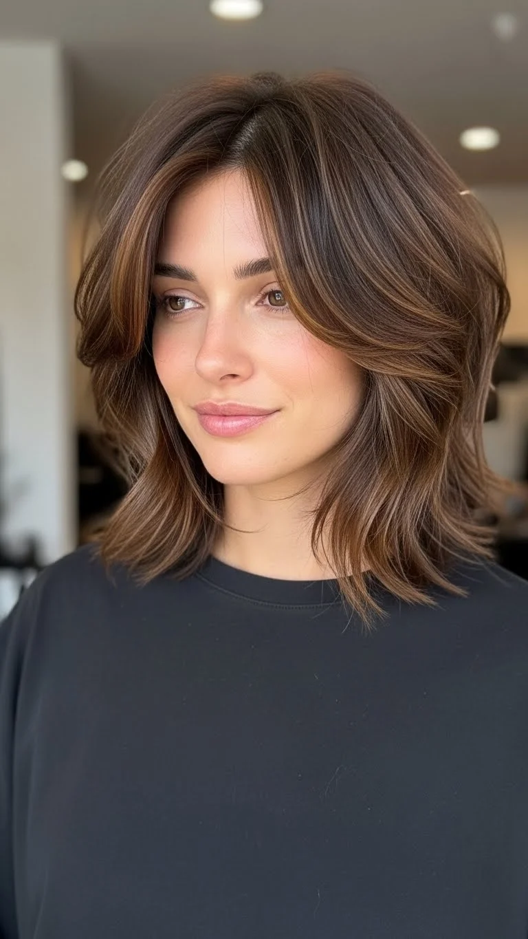 18 Long Shag Haircuts for Fine Hair That People Did Not Expect 2026 2 Classic Long Shag with Face-Framing Layers