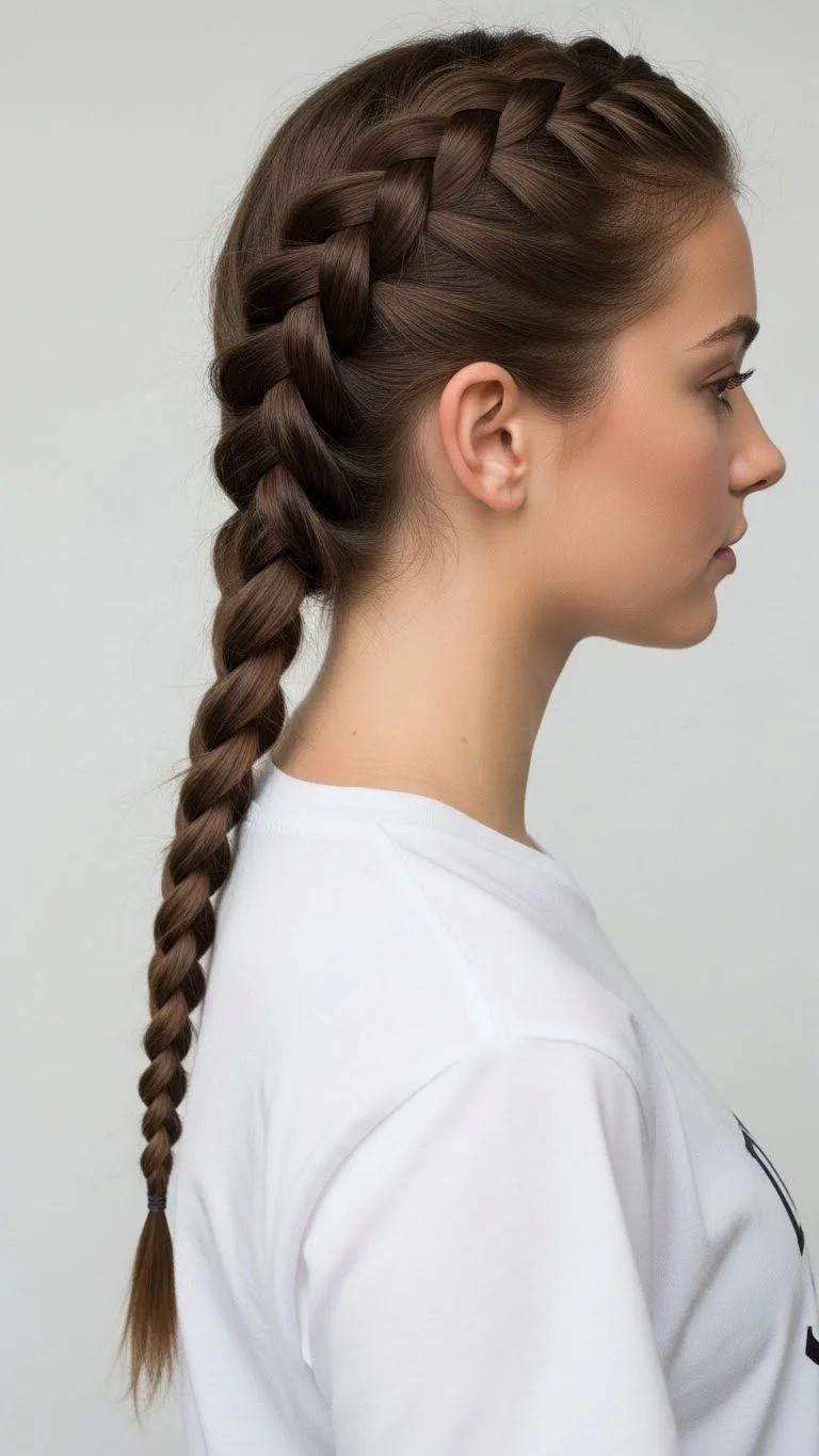 18 Easy Braided Hairstyles Ideas People Keep Copying Quietly 2026 2 Classic Three-Strand Braid