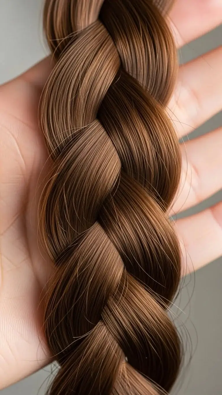 18 Easy Braided Hairstyles Ideas People Keep Copying Quietly 2026 14 Four-Strand Braid