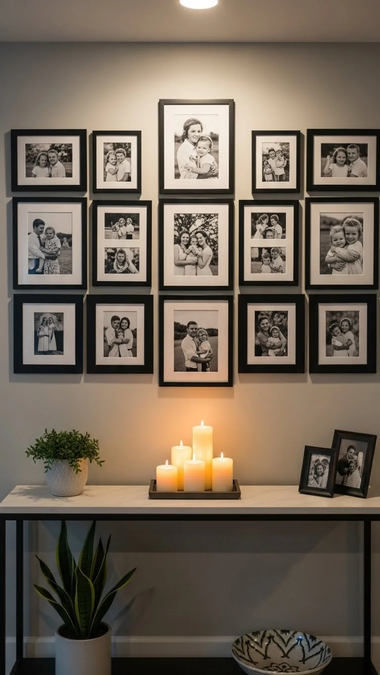 21 Family Room Designs Ideas 2026: Transform Your Space Into Everyone's Favorite Hangout 8 Gallery Wall with Family Photos