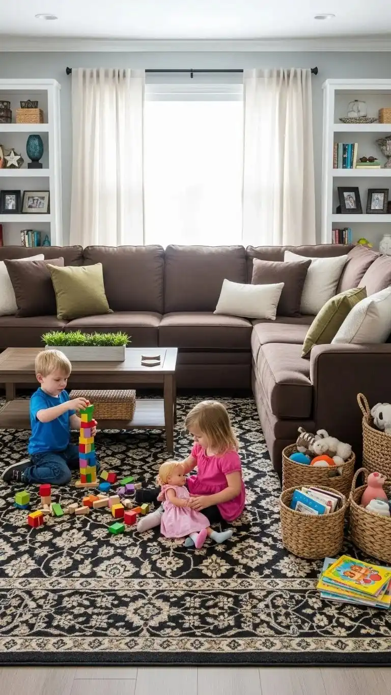 21 Family Room Designs Ideas 2026: Transform Your Space Into Everyone's Favorite Hangout 6 Kid-Friendly Durable Fabrics