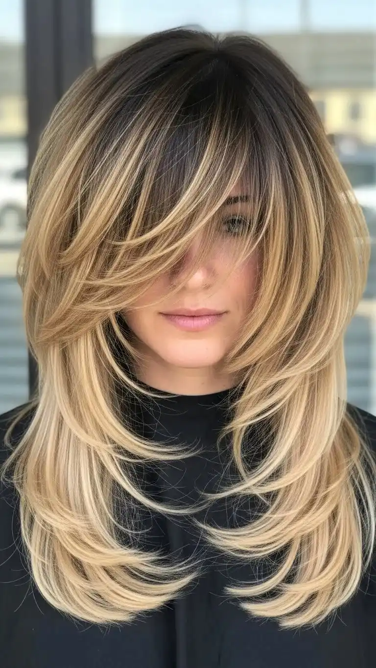18 Long Shag Haircuts for Fine Hair That People Did Not Expect 2026 18 Long Shag with Balayage