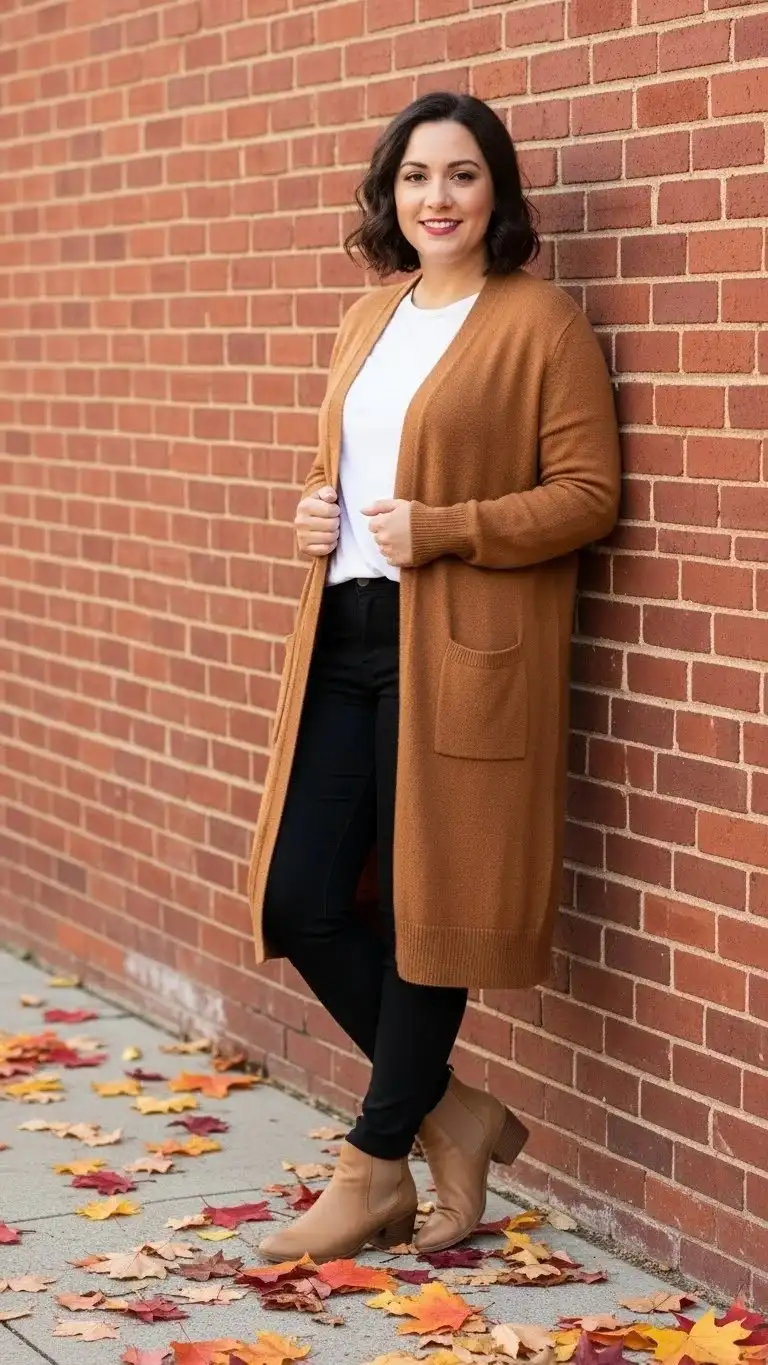 21 Casual Winter Outfit Ideas 2026: Stay Warm and Look Amazing This Season 5 Longline Cardigan with Everything