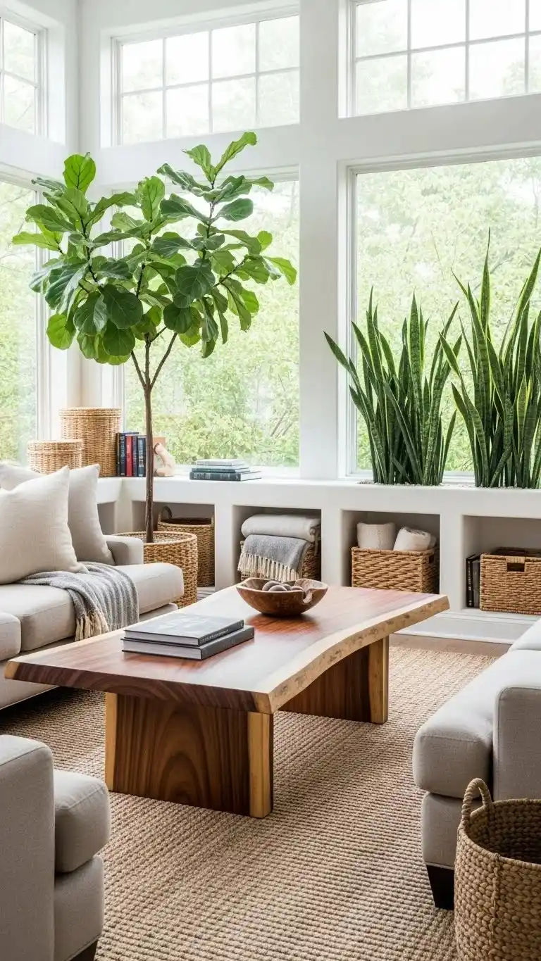 21 Family Room Designs Ideas 2026: Transform Your Space Into Everyone's Favorite Hangout 15 Natural Elements and Plants