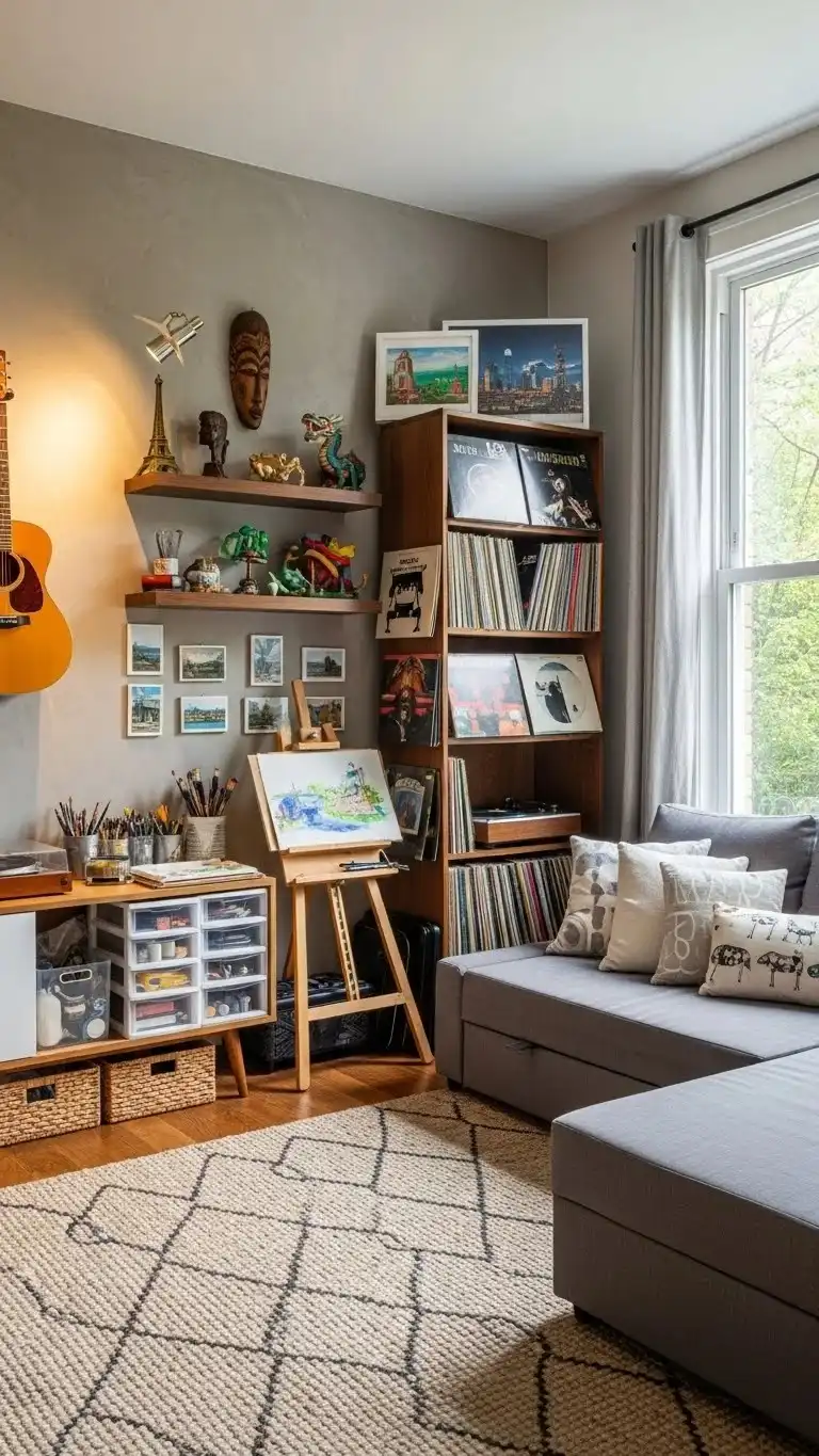 21 Family Room Designs Ideas 2026: Transform Your Space Into Everyone's Favorite Hangout 20 Personal Hobby Display