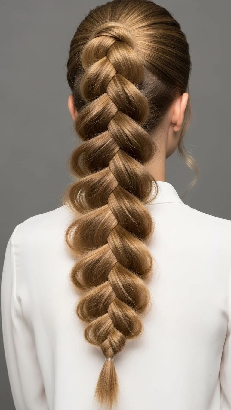 18 Easy Braided Hairstyles Ideas People Keep Copying Quietly 2026 11 Pull-Through Braid