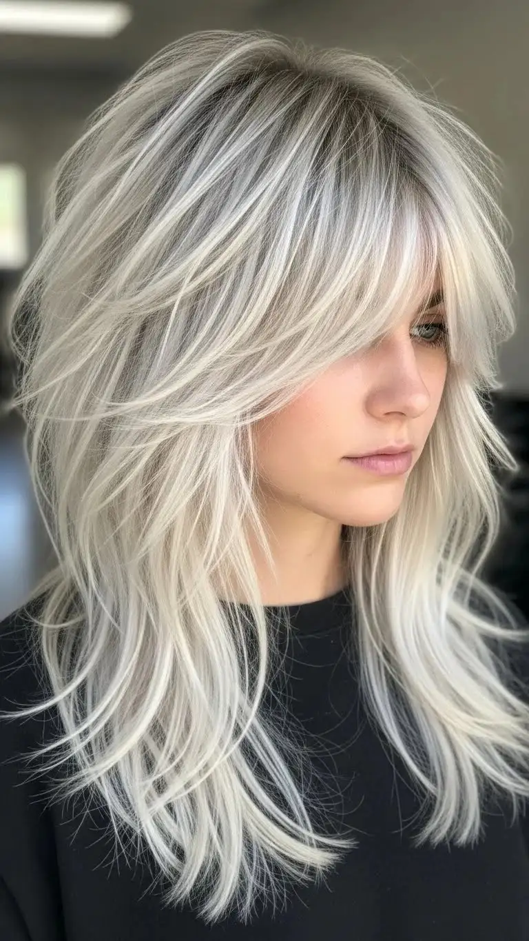 18 Long Shag Haircuts for Fine Hair That People Did Not Expect 2026 7 Shaggy Wolf Cut for Fine Hair