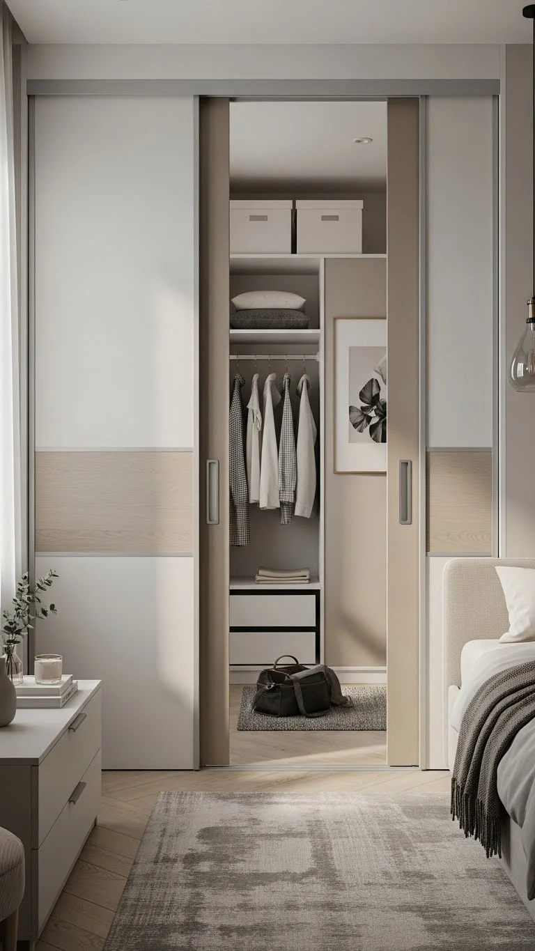 17 Small Bedroom Design Ideas 2026: Transform Your Tiny Space Into a Cozy Haven 12 Sliding Doors Save Serious Space