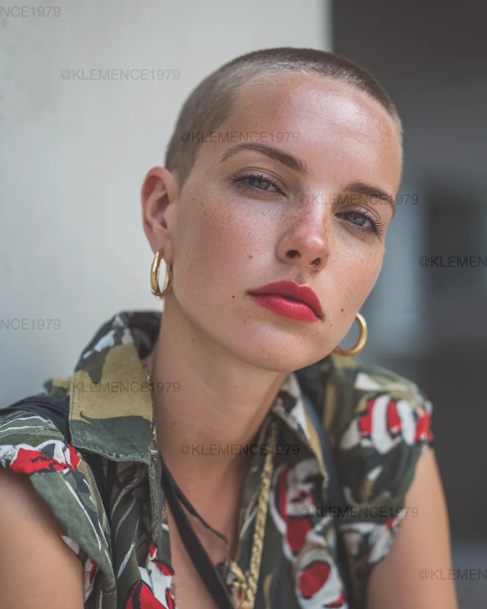 20 Nonbinary Haircuts Ideas 2026: Your Ultimate Guide to Gender-Free Styles 5 The Buzz Cut with Design