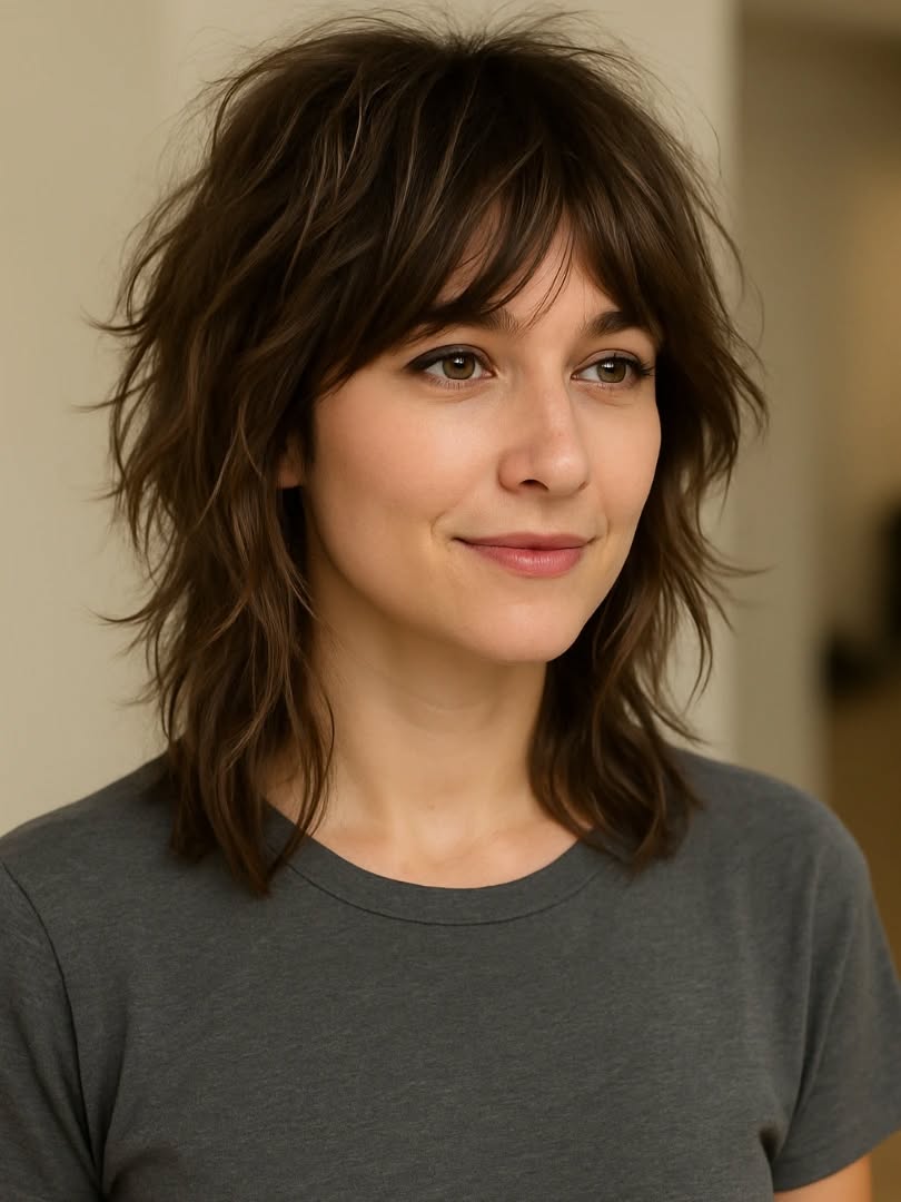 20 Nonbinary Haircuts Ideas 2026: Your Ultimate Guide to Gender-Free Styles 4 The Shaggy Mullet